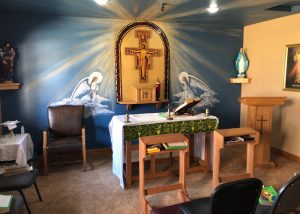 gorgeous Catholic chapel at St. Gregory Recovery Center - Bayard, Iowa addiction treatment